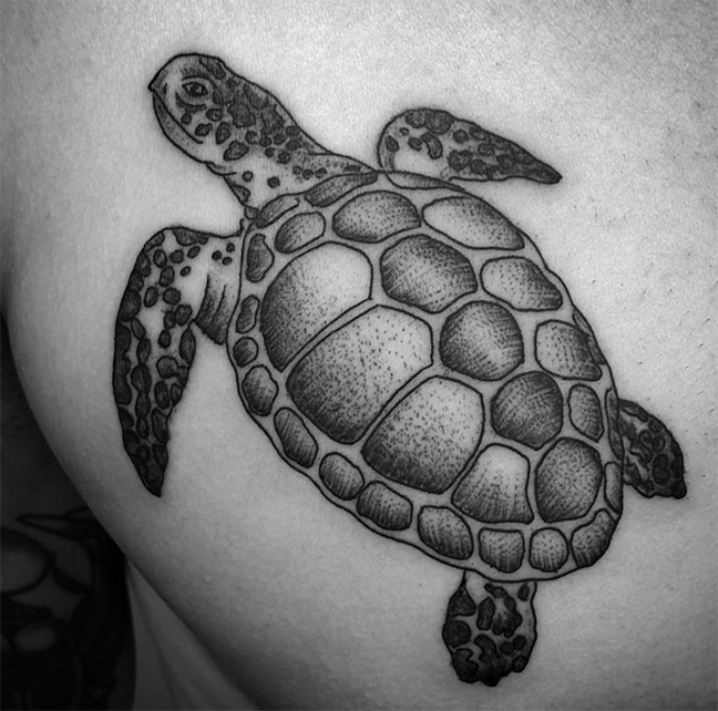 traditional japanese turtle tattoo