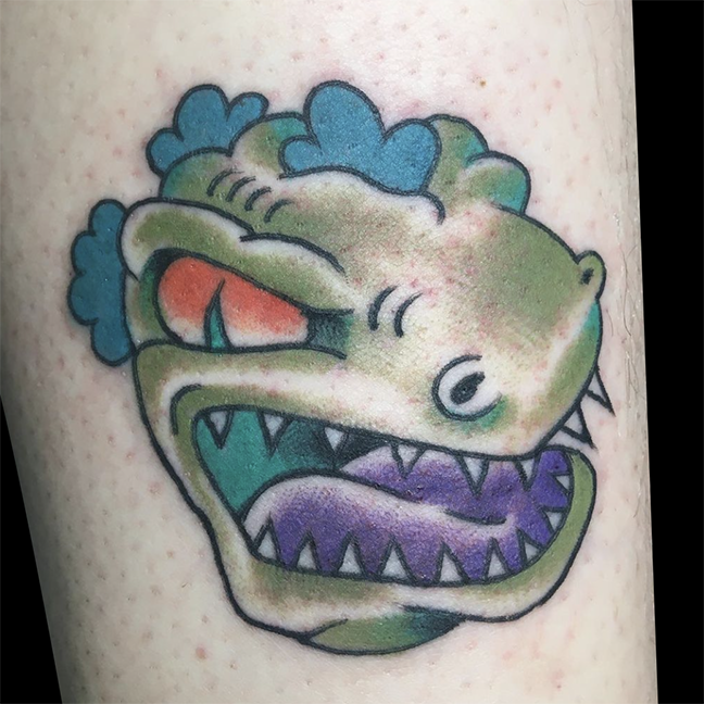 reptar rugrats tattoo