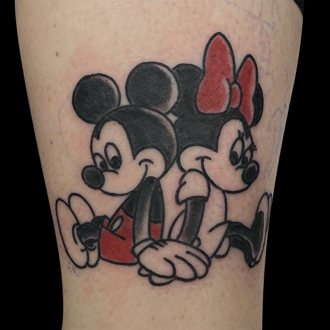 baby minnie mouse tattoo